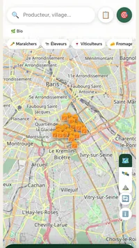 TerreFrance · Carte